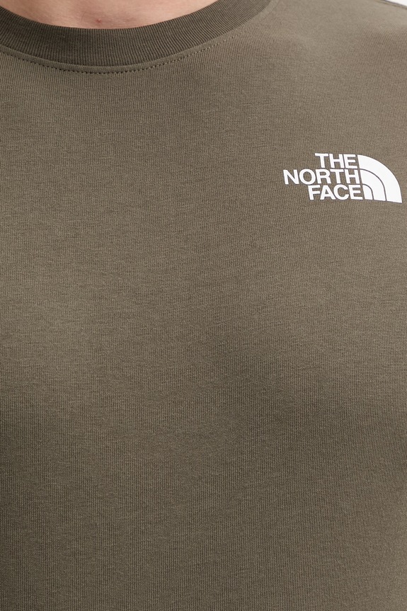 Βαμβακερό μπλουζάκι The North Face GRAPHIC NF0A8GUW21L1 πράσινο
