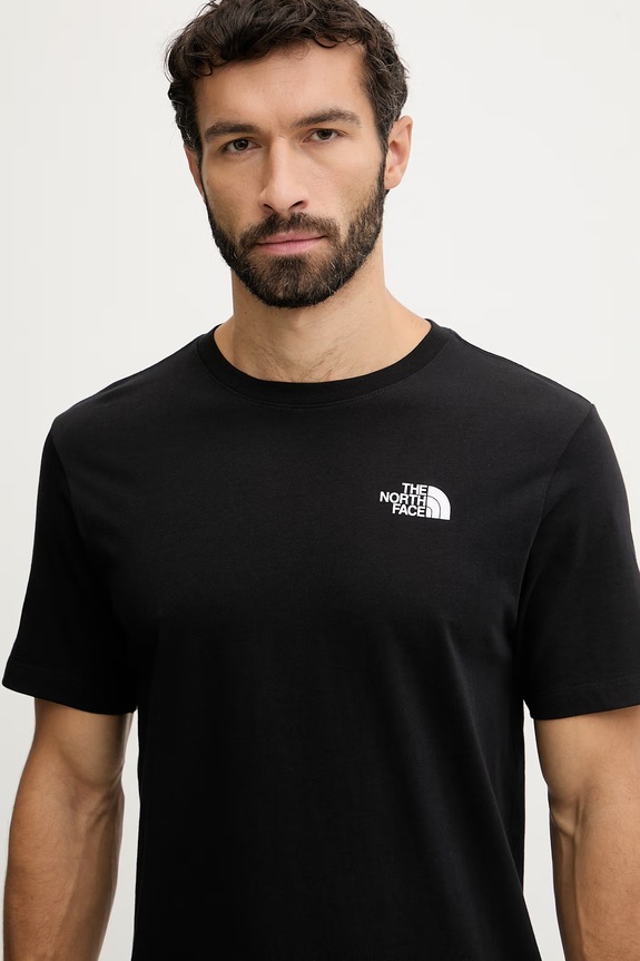 The North Face tricou din bumbac GRAPHIC negru NF0A8GUWJK31