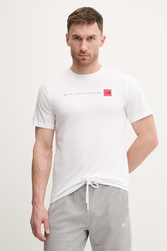 The North Face t-shirt GRAPHIC regular biały NF0A8GUVFN41