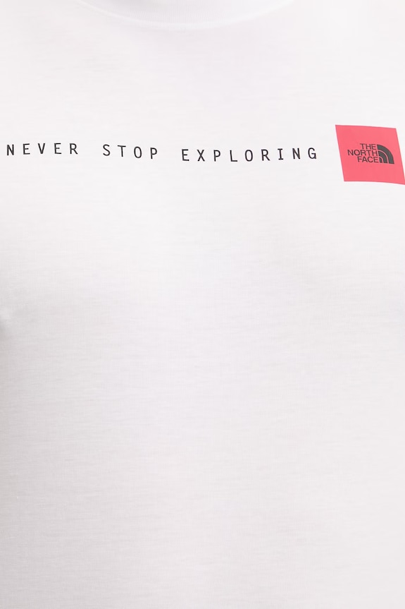 The North Face t-shirt GRAPHIC NF0A8GUVFN41 biały