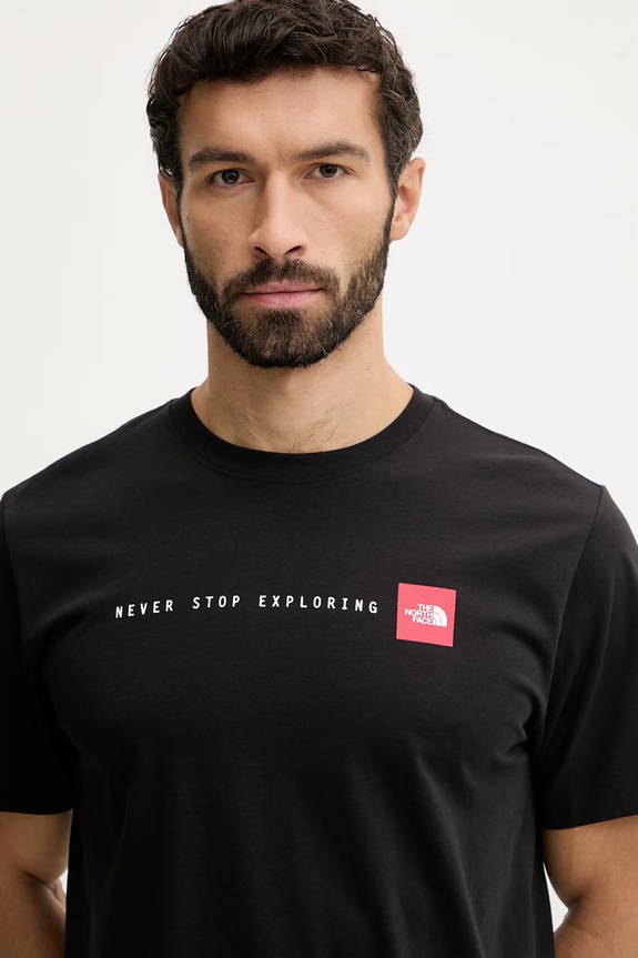 Μπλουζάκι The North Face GRAPHIC μαύρο NF0A8GUVJK31
