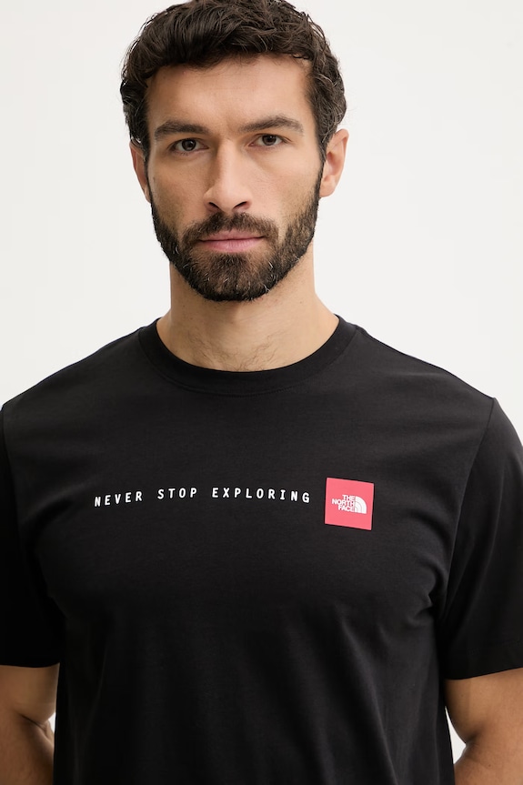 Μπλουζάκι The North Face GRAPHIC μαύρο NF0A8GUVJK31