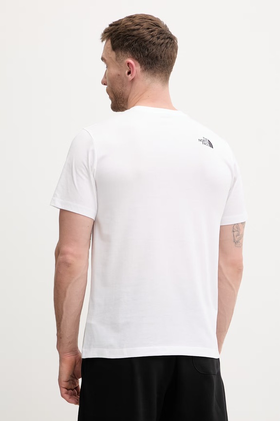 Odzież The North Face t-shirt EVOLUTION NF0A8B6JLA91 biały