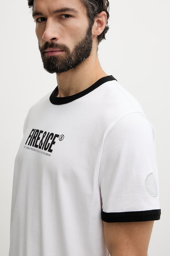 BOGNER Fire+Ice t-shirt męski bawełniany PUYA biały 54269760