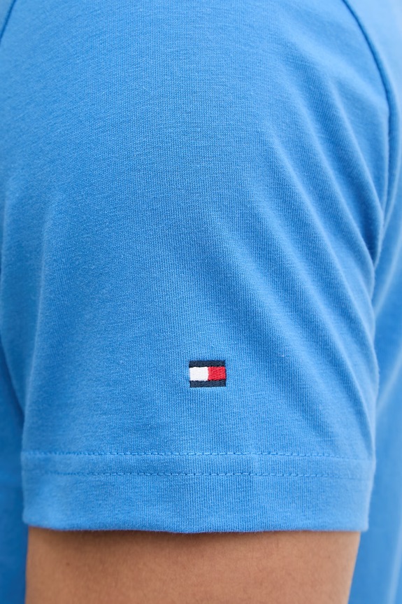 Tommy Hilfiger t-shirt Ανδρικό βαμβακερό MW0MW11797. μπλε