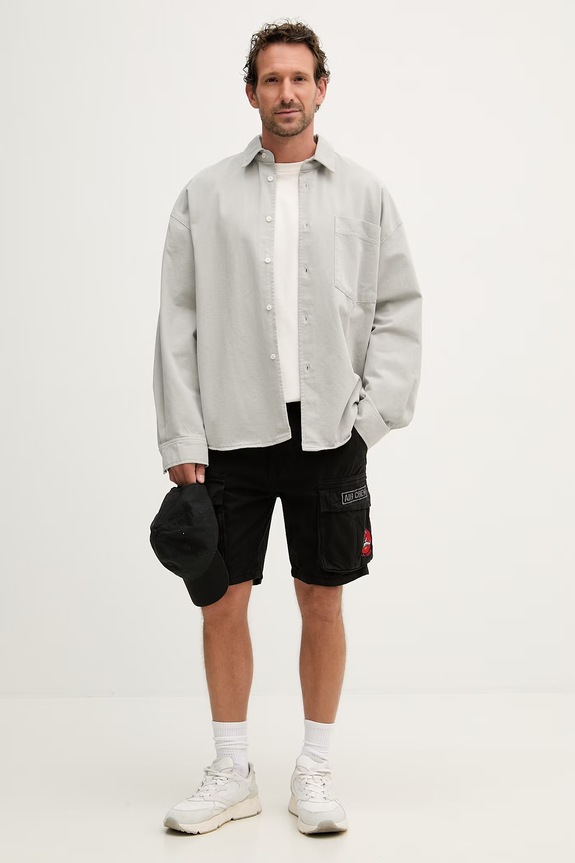 Tommy Hilfiger tričko pánské bavlněné MW0MW42382 béžová SS26