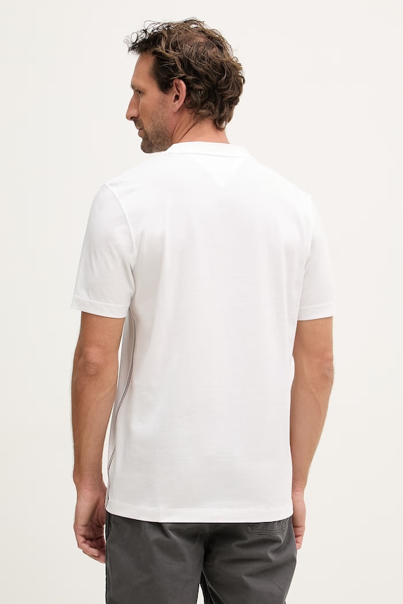 Odzież Tommy Hilfiger t-shirt basic męski bawełniany MW0MW42393 biały