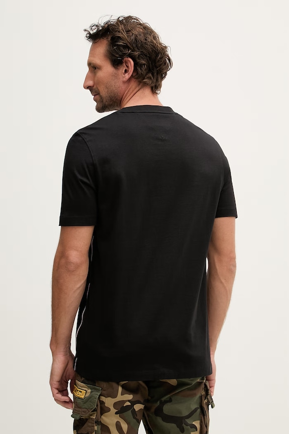 Odzież Tommy Hilfiger t-shirt basic męski bawełniany MW0MW42393 czarny