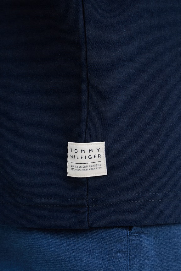 Tommy Hilfiger tricou pentru femei, din bumbac MW0MW42396 bleumarin