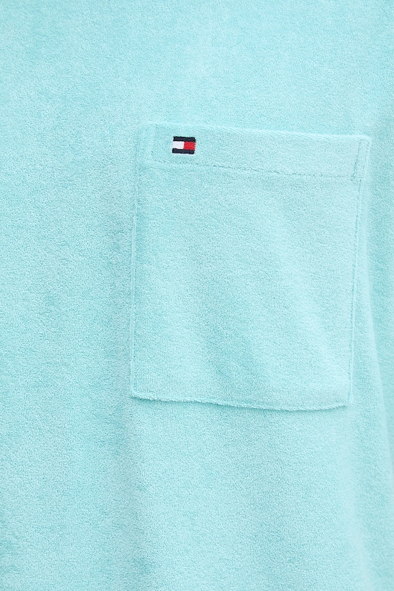 Tommy Hilfiger moški z bombažem SUMMER MW0MW43058 turkizna