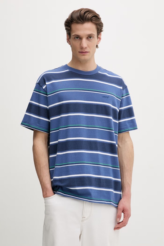 Levi's t-shirt męski RED TAB VINTAGE niebieski A0637.0183