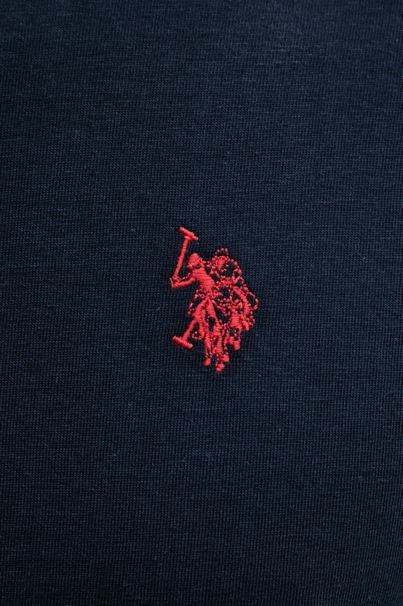 U.S. Polo Assn. t-shirt bawełniany DHM MUP3310 granatowy
