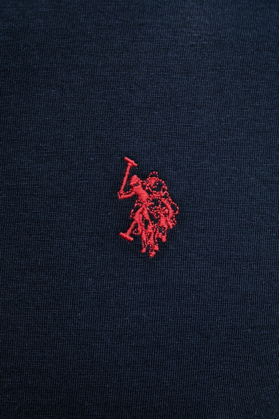 U.S. Polo Assn. t-shirt bawełniany DHM MUP3310 granatowy