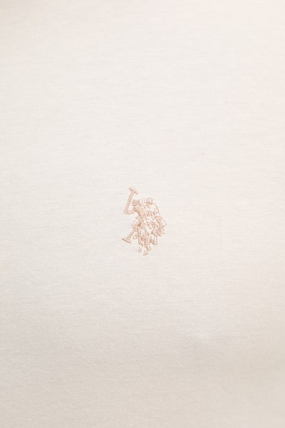 U.S. Polo Assn. tricou din bumbac DHM MUP3310 bej