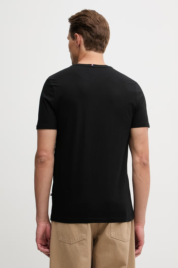 Odzież U.S. Polo Assn. t-shirt bawełniany DHM MUP3310 czarny