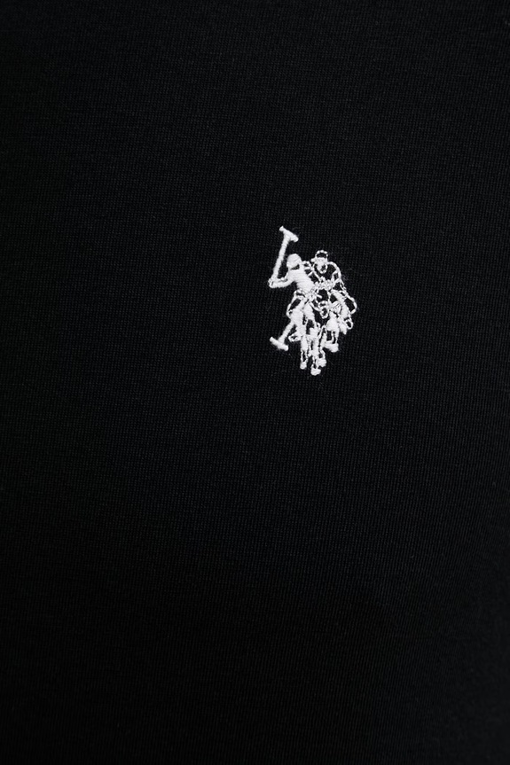 U.S. Polo Assn. t-shirt bawełniany DHM MUP3310 czarny