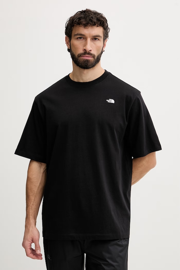 The North Face tričko pánske bavlnené Essential Simple Dome čierna NF0A8EVWJK31