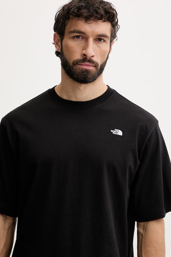 The North Face tričko pánske bavlnené Essential Simple Dome čierna NF0A8EVWJK31