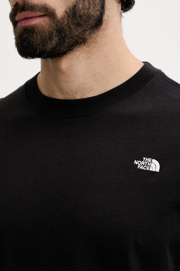The North Face tričko pánske bavlnené Essential Simple Dome NF0A8EVWJK31 čierna