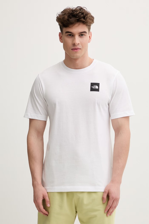 The North Face tričko pánske s bavlnou Evolution biela NF0A8G9CFN41