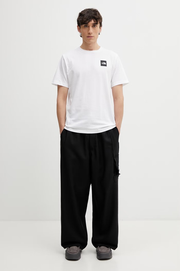 The North Face Evolution pánske tričko s bavlnou NF0A8G9CFN41 biela