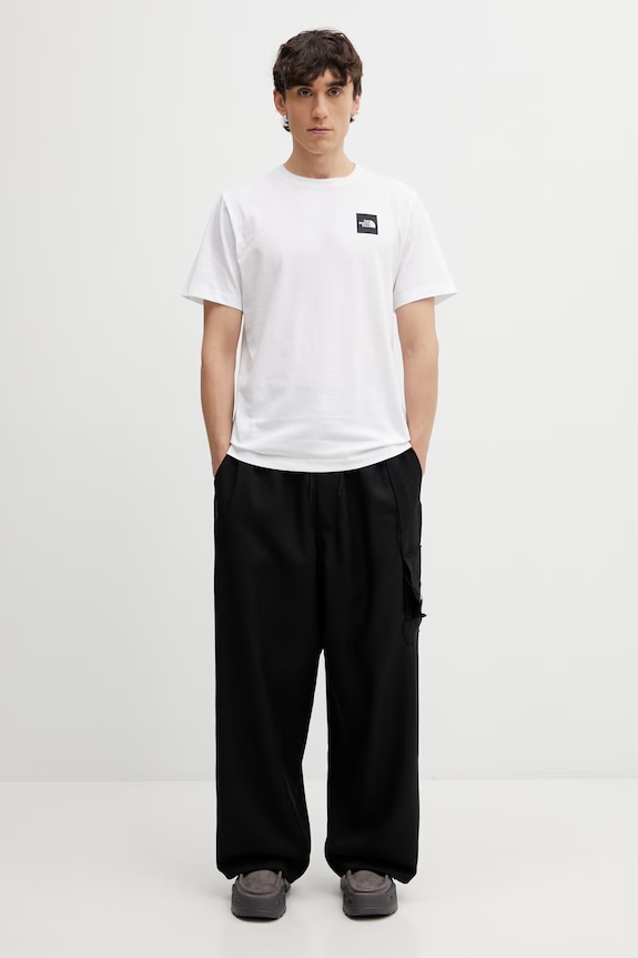 The North Face Evolution pánske tričko s bavlnou NF0A8G9CFN41 biela