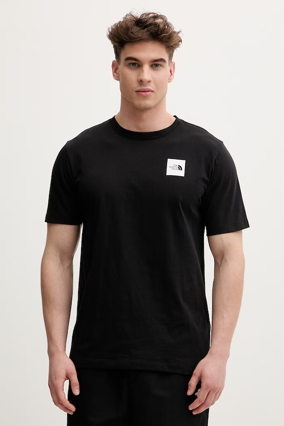 The North Face tričko pánske s bavlnou Evolution čierna NF0A8G9CJK31