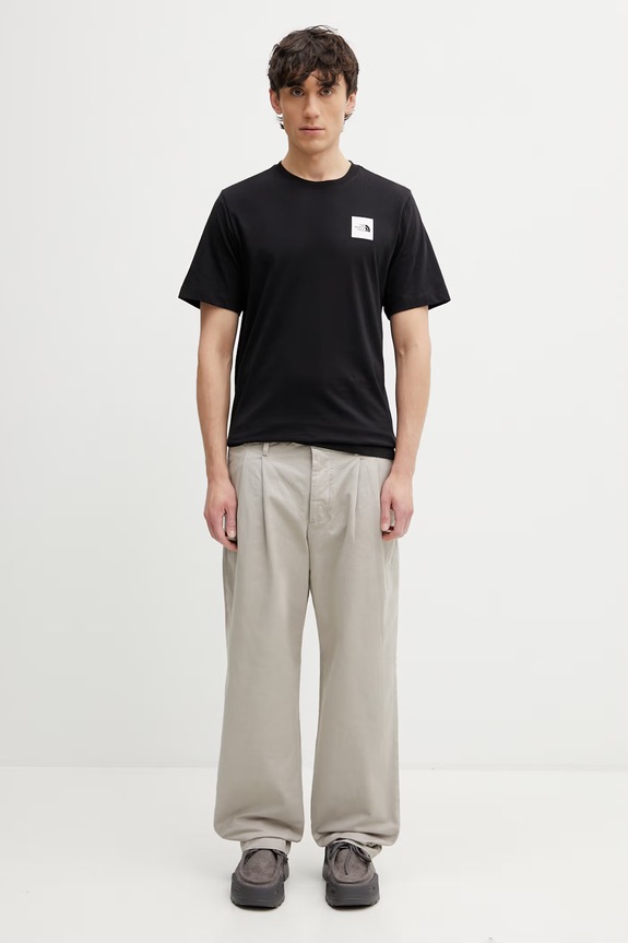 The North Face Evolution tričko s bavlnou pánske NF0A8G9CJK31 čierna