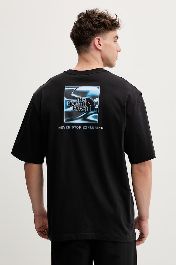 The North Face tričko pánske bavlnené Liquid čierna NF0A8G9WJK31