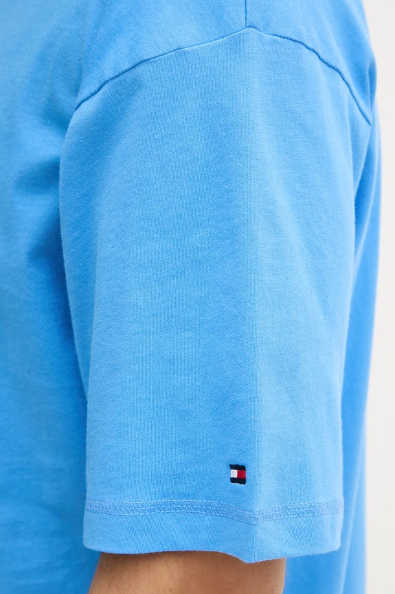 Tommy Hilfiger t-shirt ανδρικό βαμβακερό UM0UM03643 μπλε