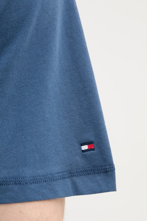 Tommy Hilfiger T-shirt męski bawełniany UM0UM03643 granatowy
