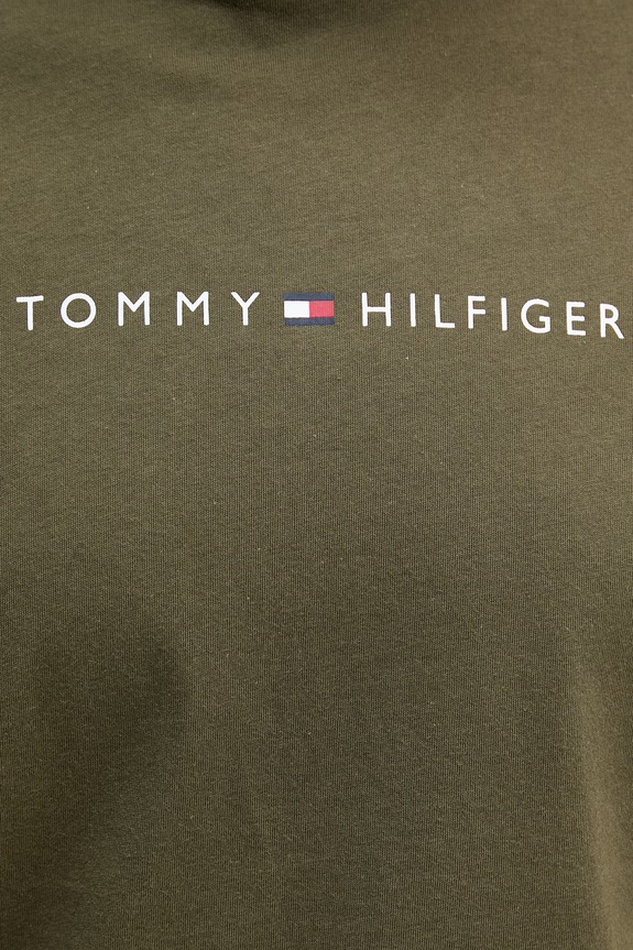 Tommy Hilfiger t-shirt ανδρικό βαμβακερό UM0UM03643 πράσινο