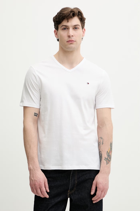 Tommy Hilfiger majica muška od pamuka 3-pack bijela UM0UM03865