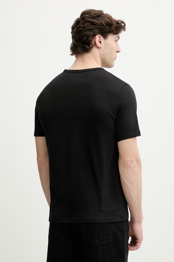 Abbigliamento Tommy Hilfiger t-shirt da uomo in cotone pacco da 3 UM0UM03865 nero