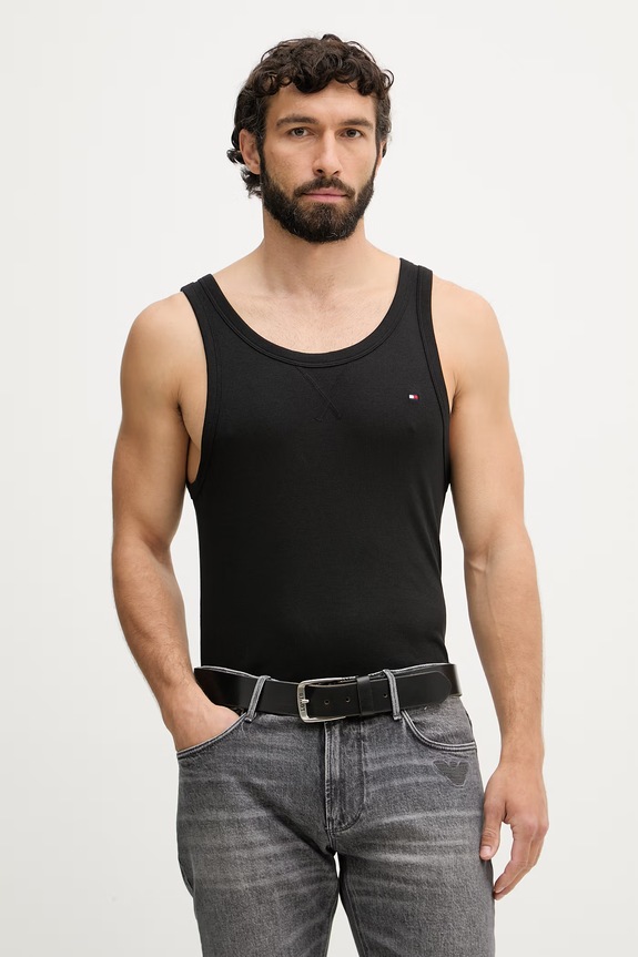 Tommy Hilfiger топ мъжки 2 броя черен UM0UM03869