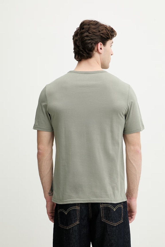 Tommy Hilfiger t-shirt Ανδρικό βαμβακερό UM0UM03870 πράσινο