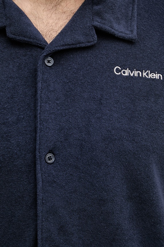 Calvin Klein košeľa pánska LV00NM2988 tmavomodrá
