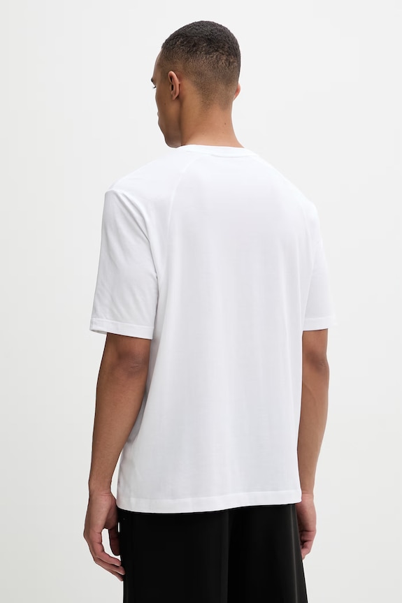 Oblečenie Calvin Klein tričko pánske s bavlnou LV00NM3021 biela