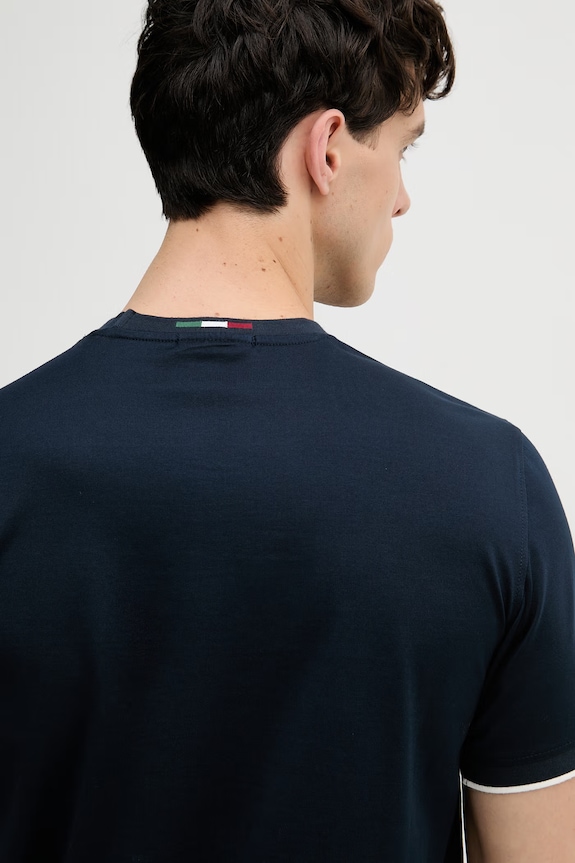 Aeronautica Militare tricou pentru bărbați, din bumbac bleumarin TS2508UJ00682