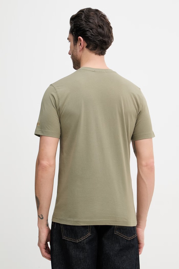 Oblečení Bavlněné tričko Aeronautica Militare TS2534UJ00641 zelená