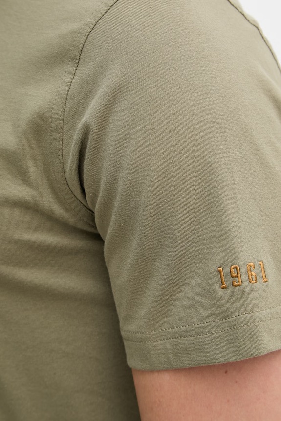 Bavlněné tričko Aeronautica Militare TS2534UJ00641 zelená