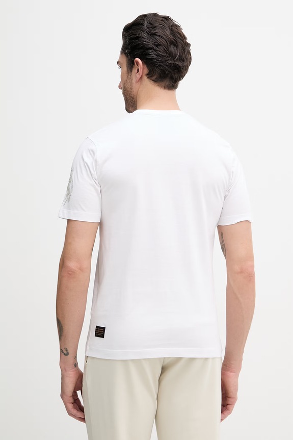 Одяг Бавовняна футболка Aeronautica Militare TS2535UJ00641 білий