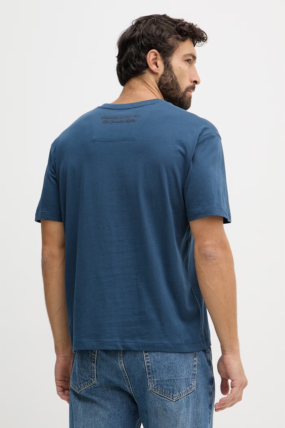 Ρούχα Βαμβακερό μπλουζάκι Aeronautica Militare TS2539UJ00727 μπλε