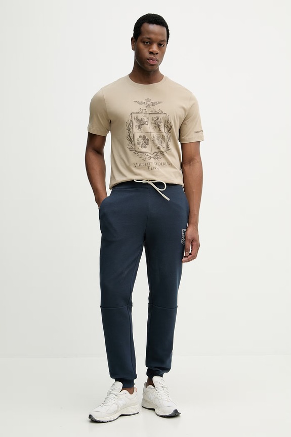Aeronautica Militare tricou din bumbac TS2540UJ00727 verde SS26