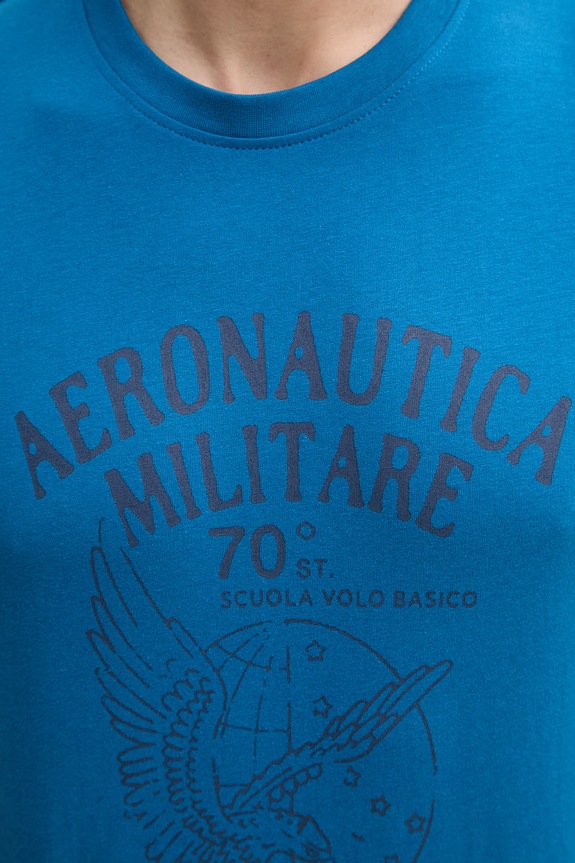 Aeronautica Militare pamut póló TS2542UJ00641 kék