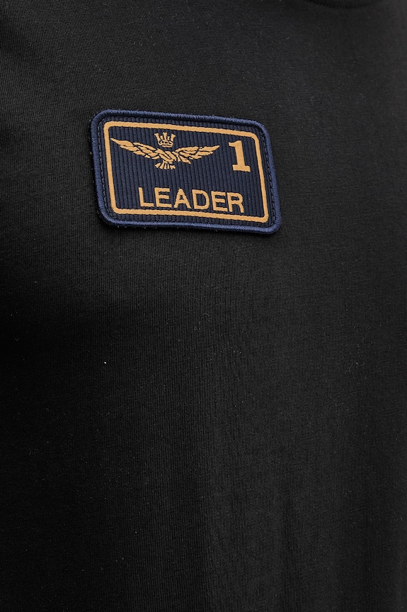 Aeronautica Militare tricou din bumbac TS2544UJ00592 negru