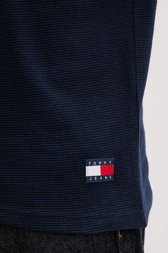 Tommy Jeans tricou basic pentru bărbați, din bumbac DM0DM22529 bleumarin