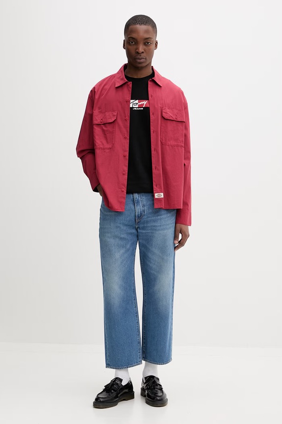 Tommy Jeans tričko pánske bavlnené DM0DM22539 čierna SS26
