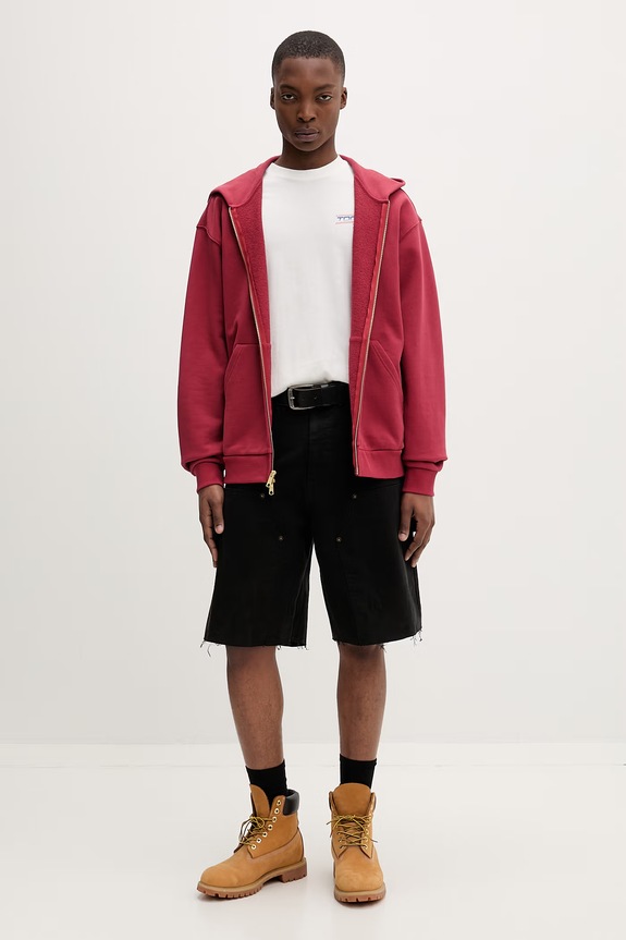 Tommy Jeans tričko pánske bavlnené DM0DM22541 béžová SS26
