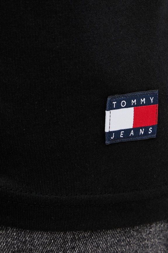 Tommy Jeans tričko pánske bavlnené čierna DM0DM22551